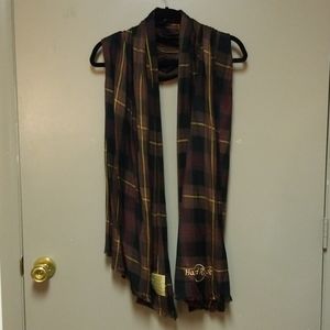 Hard Rock Cafe Tartan Scarf